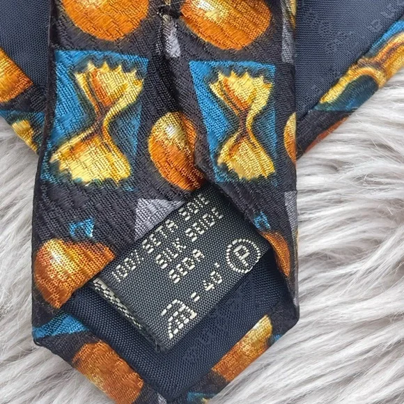 Ermenegildo Zegna Necktie 100% Silk Made In Italy - Picture 6 of 8